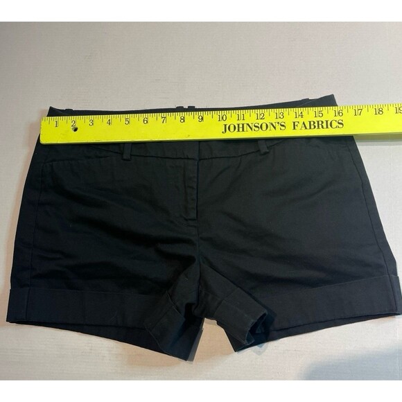 Mossimo Stretch Extensible Cuffed Shorts Black Size 10 - Picture 8 of 8
